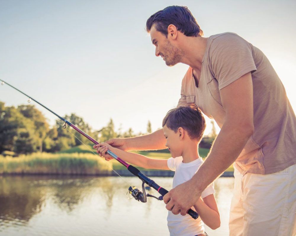 fishing at Riverscape